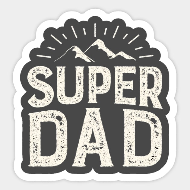 SUPER DAD Sticker by MAX